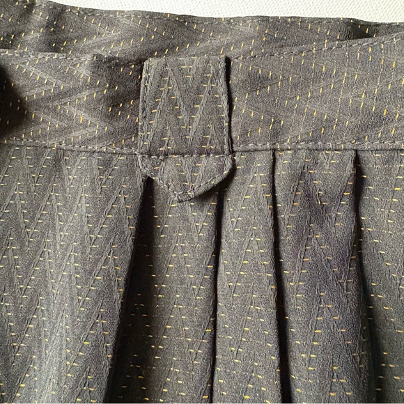 Wide leg balloon pant size Large woven rayon tapered carrot Japan oversize - Picture 9 of 13